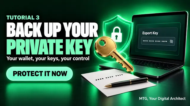 How to export and back up your Web3 wallet private key, video thumbnail